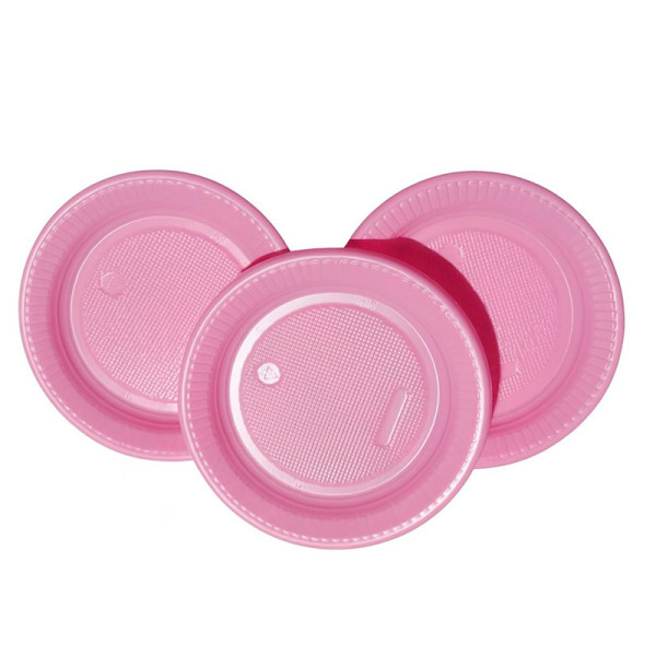 PRATO DE SOBREMESA 15 CM ROSA