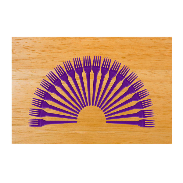 GARFO DE SOBREMESA ROXO