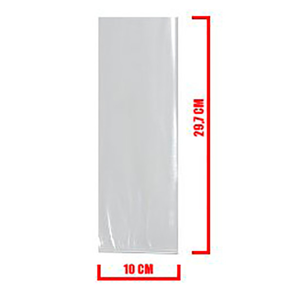 SACO PLÁSTICO TRANSPARENTE