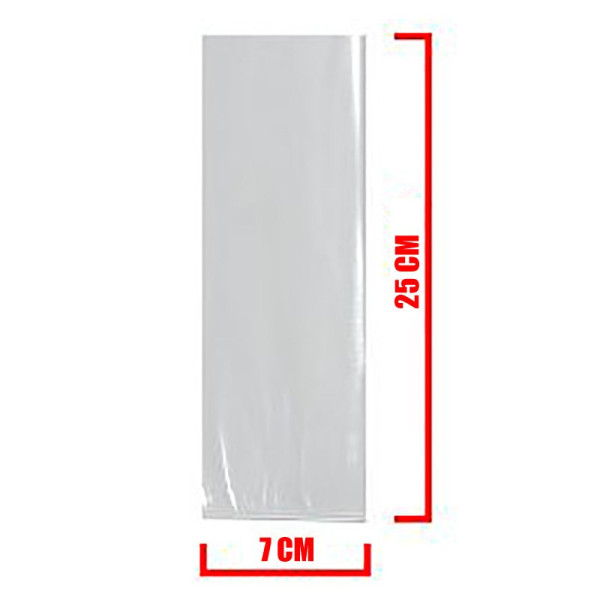 SACO PLÁSTICO TRANSPARENTE