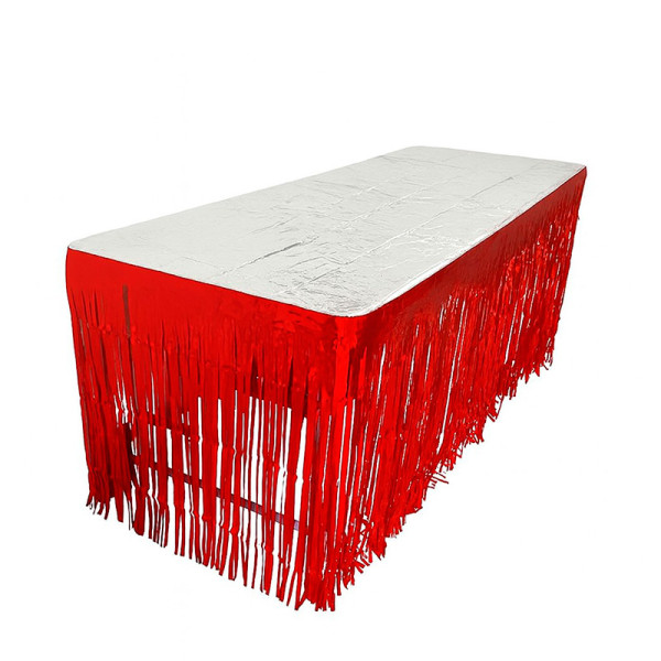 SAIA DE MESA METALIZADA VERMELHA