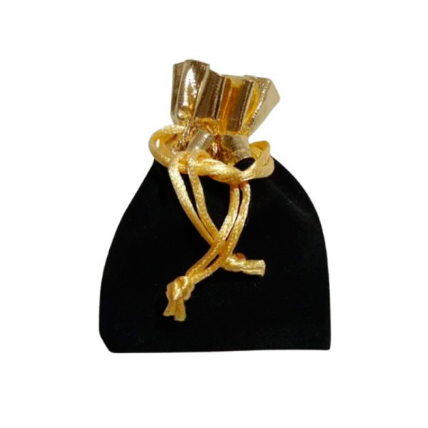 SAQUINHO DE PRESENTE VELUDO PRETO OU VERMELHO
