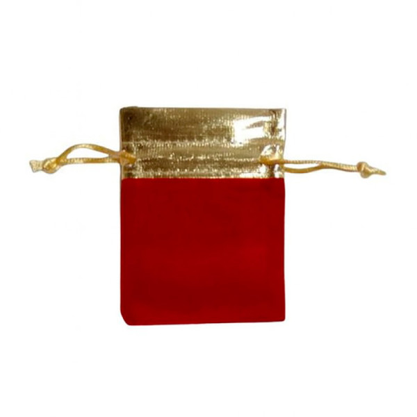 SAQUINHO DE PRESENTE VELUDO PRETO OU VERMELHO