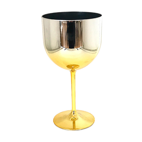 TAÇA DE GIN 600 ML DEGRADÊ OURO