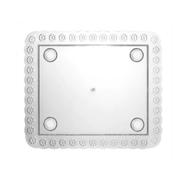 TABULEIRO ACRÍLICO RETANGULAR 33CM X 39CM