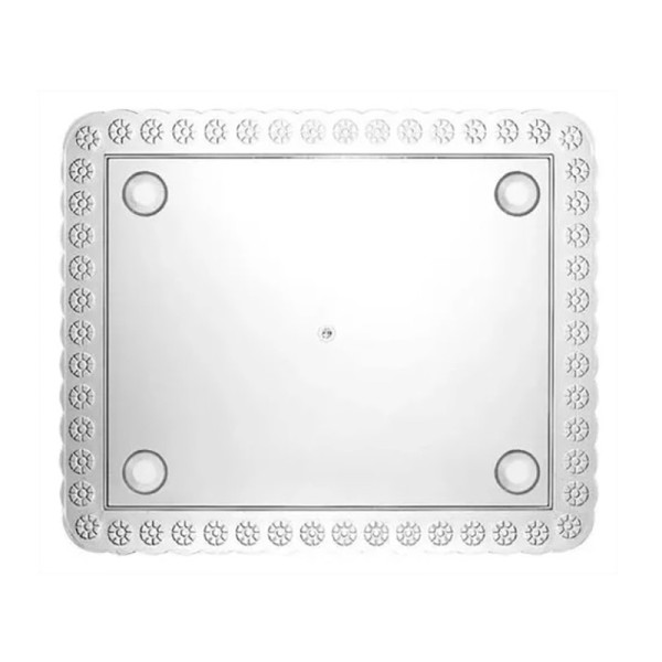 TABULEIRO ACRÍLICO RETANGULAR 39CM X 48CM