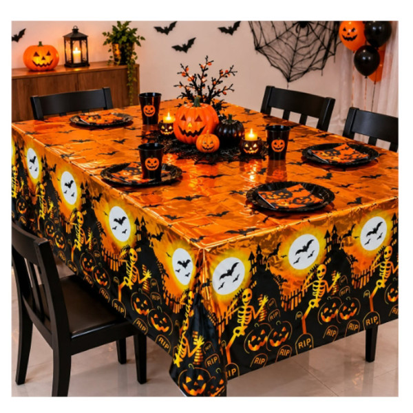 Toalha de mesa plástica Halloween modelo 1