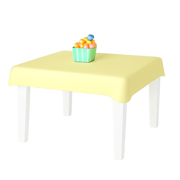 TOALHA PEROLIZADA AMARELO CANDY 78 CM X 78 CM - 10 UNID.