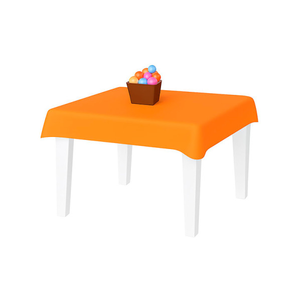 TOALHA PEROLIZADA LARANJA 78 CM X 78 CM - 10 UNID