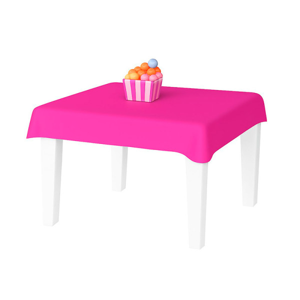 TOALHA PEROLIZADA PINK 78 CM X 78 CM - 10 UNID.