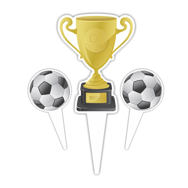 TOPO DE BOLO FUTEBOL