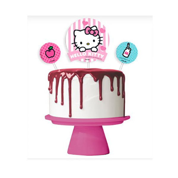 TOPO DE BOLO HELLO KITTY