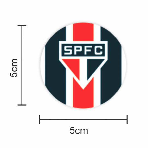 TOPPER PARA DOCINHOS SPFC SÃO PAULO