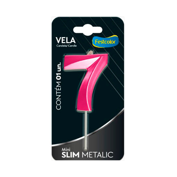 VELA MINI SLIM METALIC PINK NO. 7
