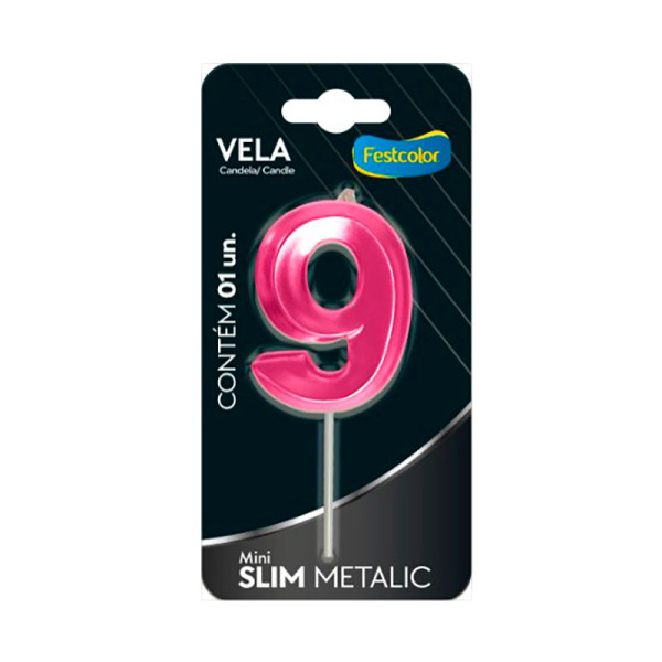 VELA MINI SLIM METALLIC PINK NO. 9