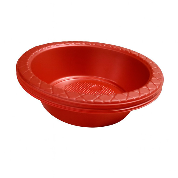 CUMBUCA DESCARTÁVEL 12 CM VERMELHO PEROLADO